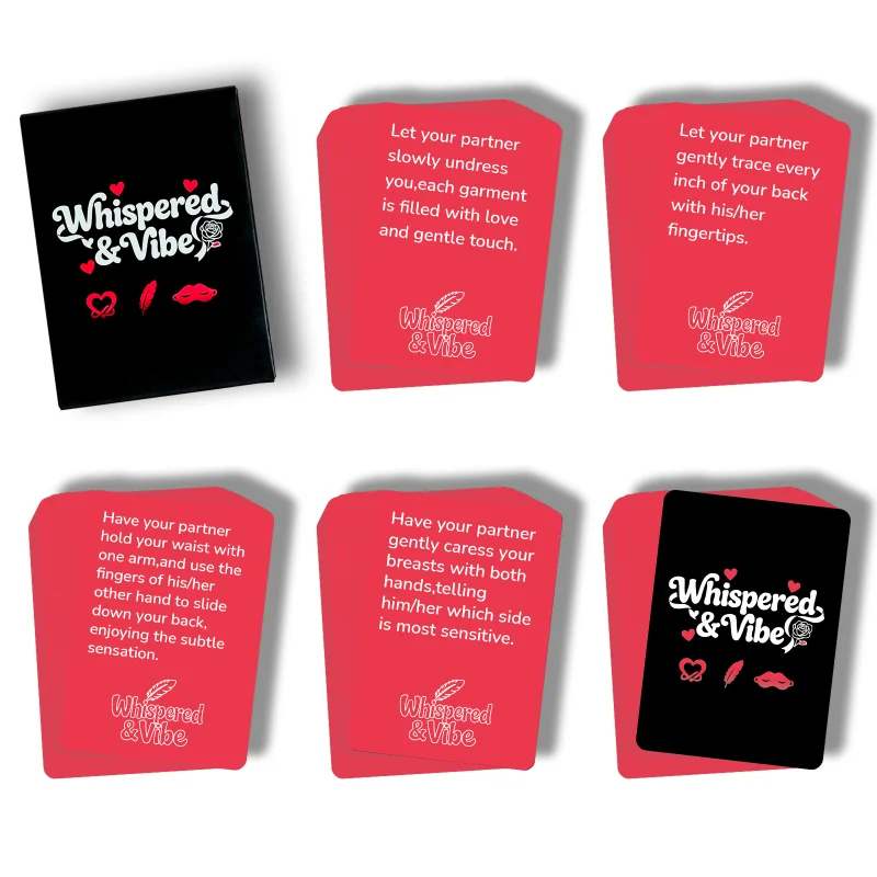Couple Game Cards, Romantic Interactive Challenge Card Game for Date Night, Valentine Anniversary Gift for Lovers