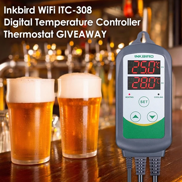 

INKBIRD ITC-308-WIFI Digital Temperature Controller Heating&Cooling Device Plug and Play 1100w For Incubation Brewing Greenhouse