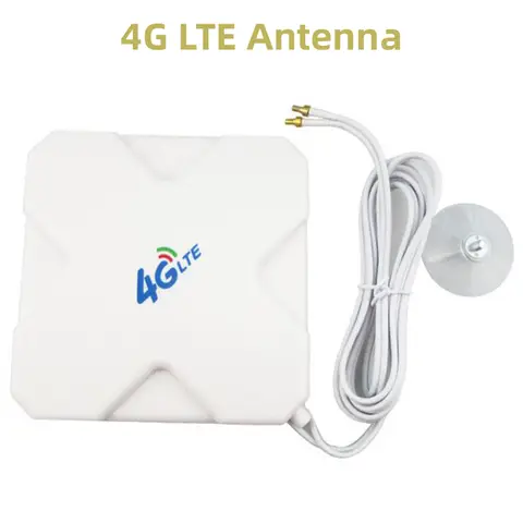 PAYEN Antenna 4G LTE Antenna High Gain 35dBi Dual Cable SMA TS9 CRC9 Connector Antenna for 3G 4G Router Modem