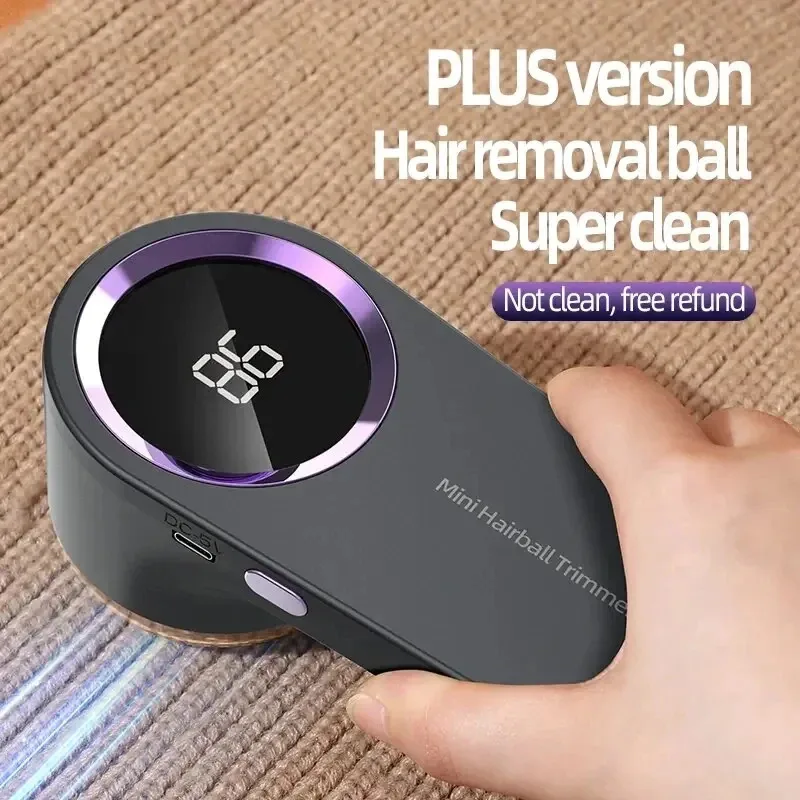 LED Digital Electric Lint Remover USB Rechargeable Fabric Shaver for Sweater Clothing Pellet Fluff Remover Dropshipping