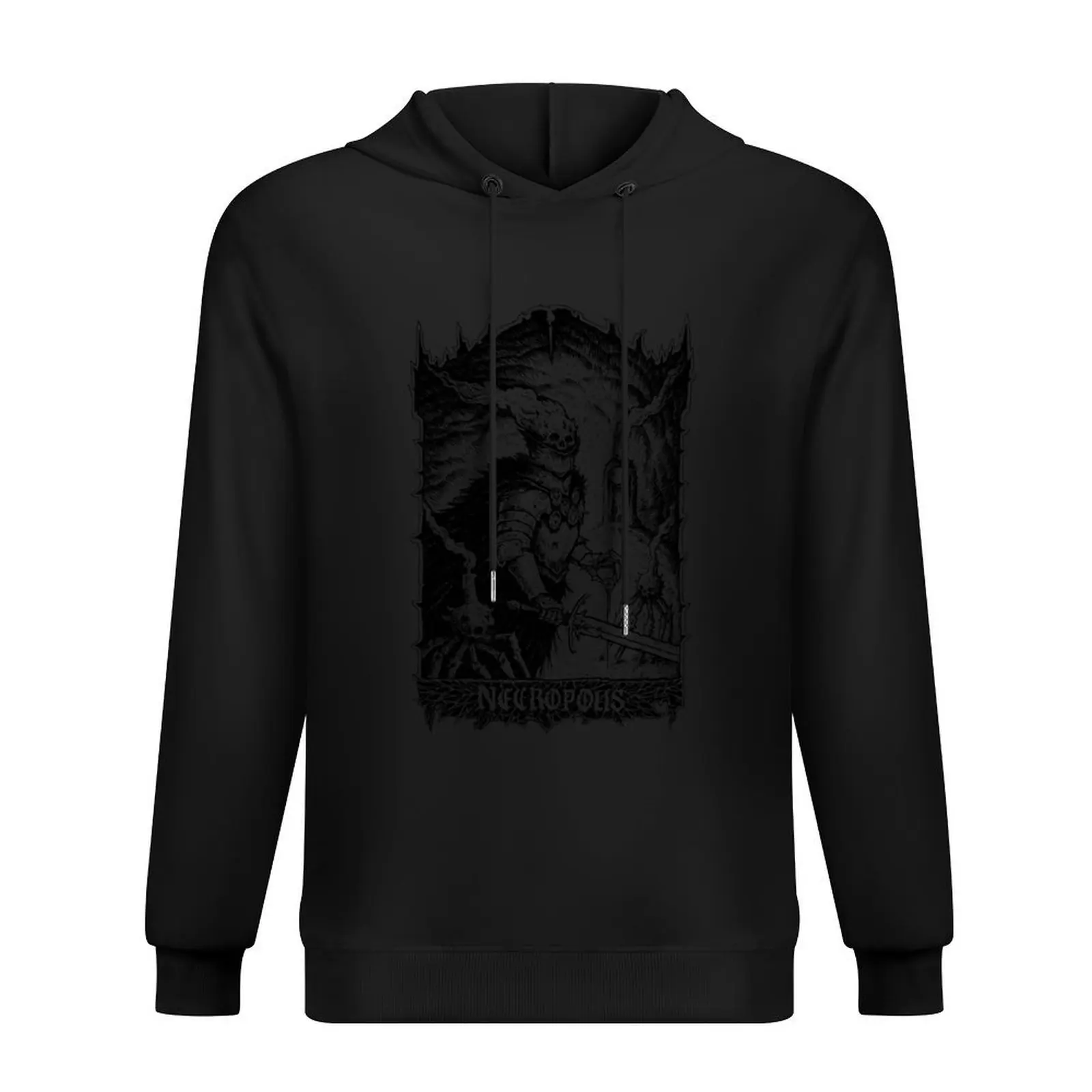 

Necropolis Black Ink Hoodie men's clothes men's sweat-shirt set autumn jacket men men's clothing hoodie graphic