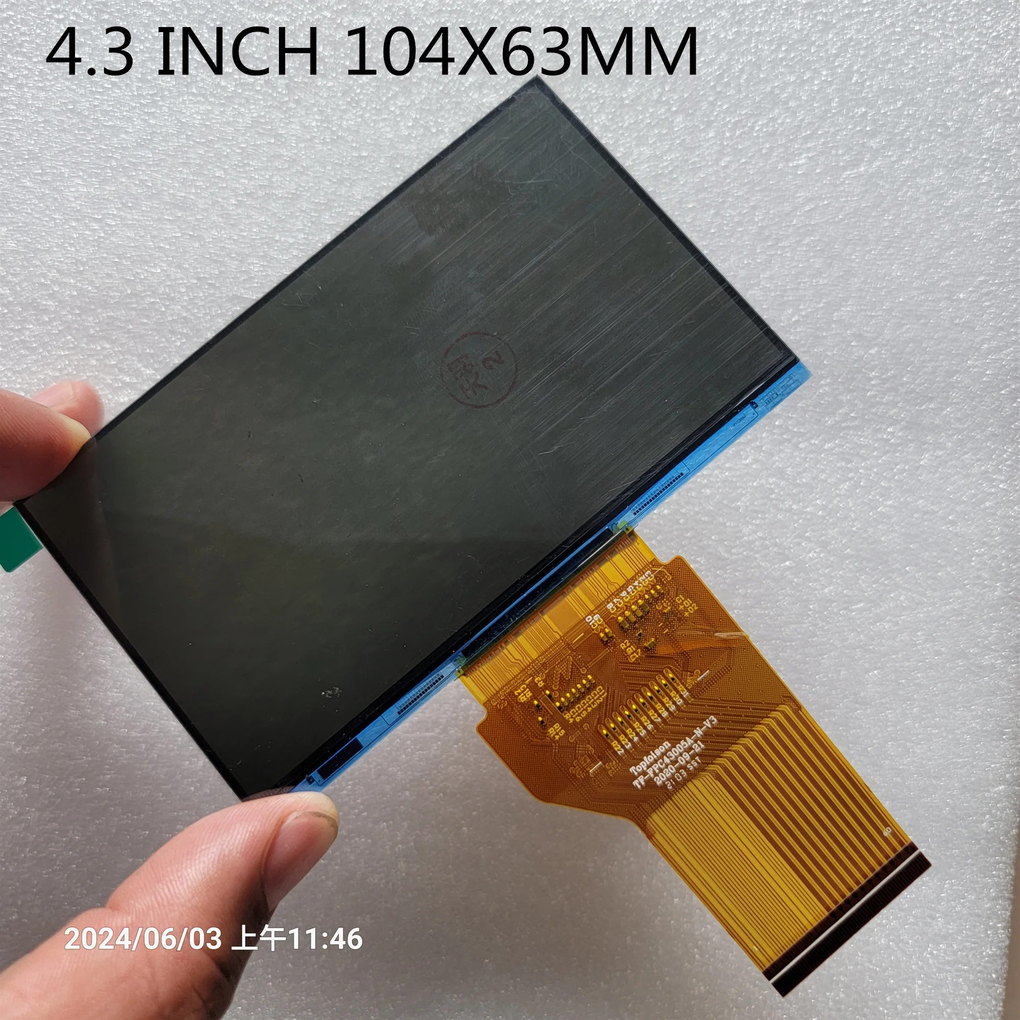 

NEW For 4.3 Inch 60Pin 1920*1080 44-9742809 GS040FHB-N10-6HP0 GS043FHB-N10-6HP0 Projector Matrix LCD Display Screen