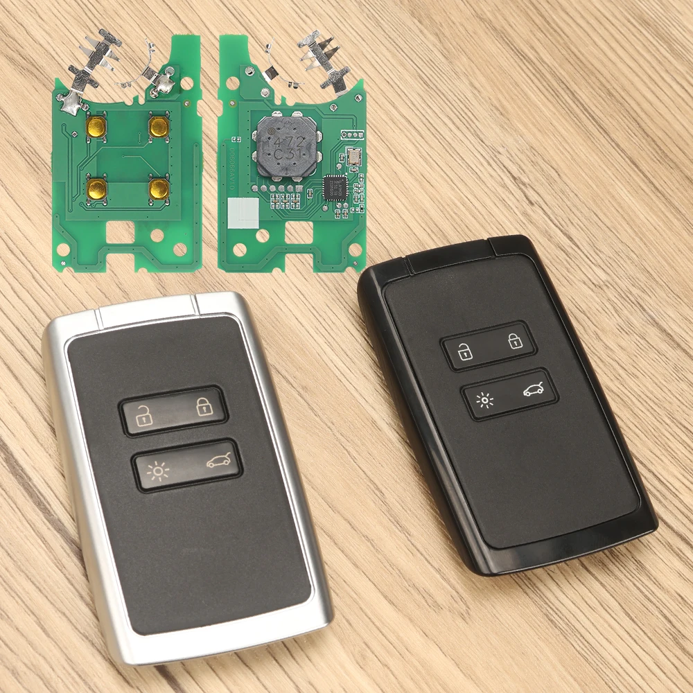 Leo 433MHZ NCF29A1M AES 4A-chip car smart key for Renault Clio 5 Scenic 4  Megane IV Kadjar Koleos Talisman 2016-2021 key
