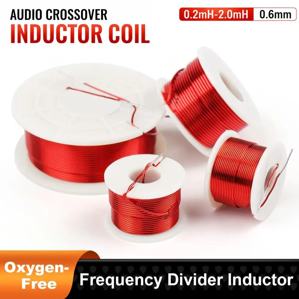 Durable 0.6mm Speaker Crossover Inductor Coil 0.2mh-2.0mh Copper Audio Inductor Coil Speaker Coil