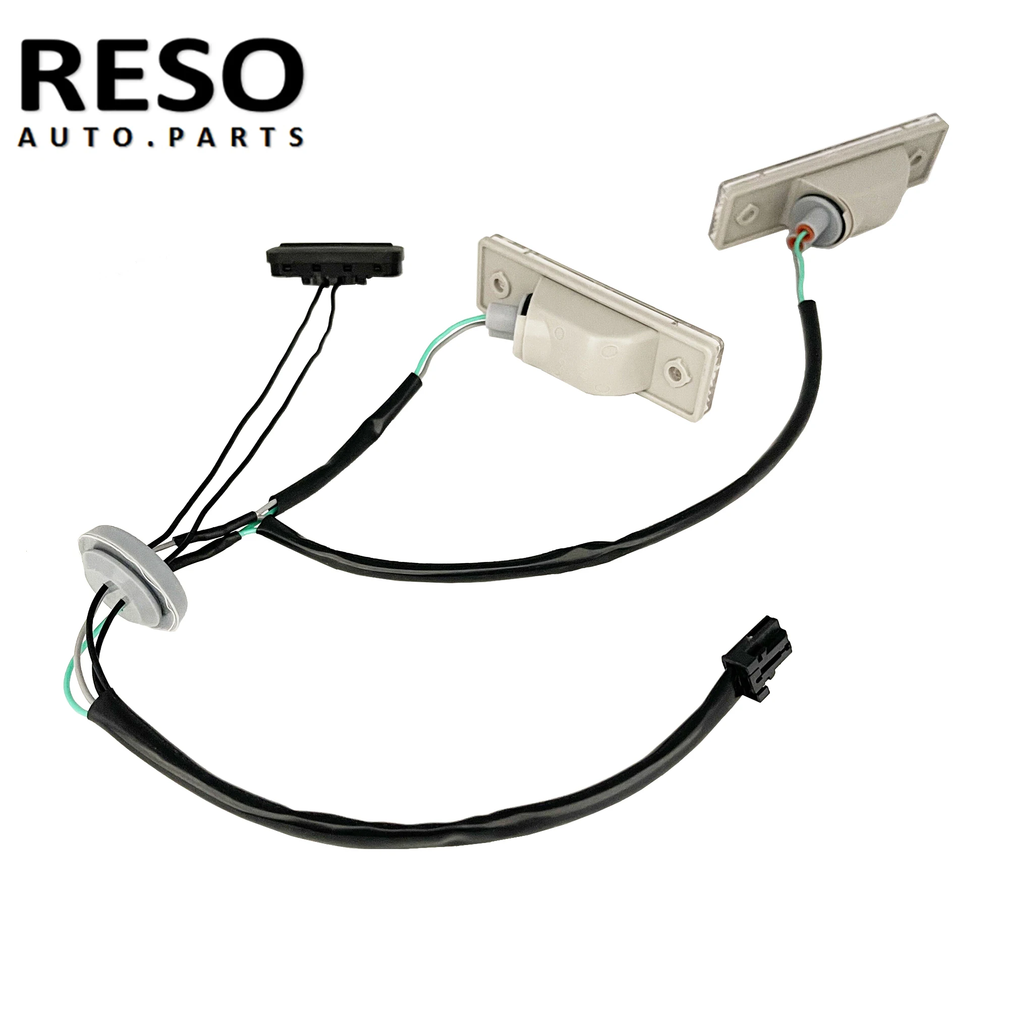 RESO    Trunk Release Switch with Licence Plate Lamp 9039465 9012080 For Chevrolet Cruze 2011 2012 2013 2014