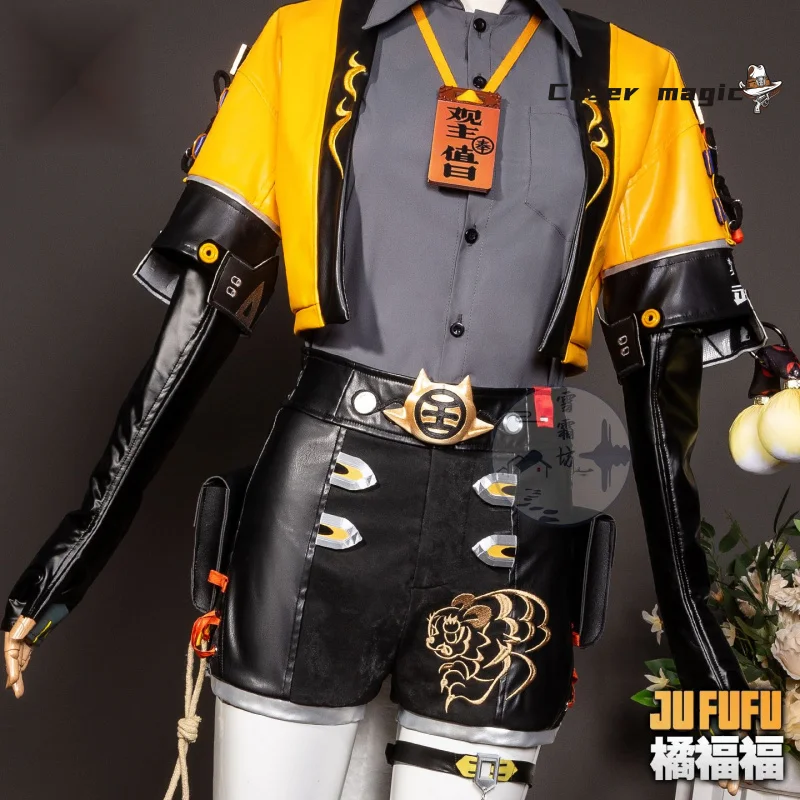 لعبة Zenless Zone Zero Ju Fufu أزياء تنكرية موحدة للهالوين كرنفال حفلة عيد الميلاد لعب الأدوار الملابس الملابس