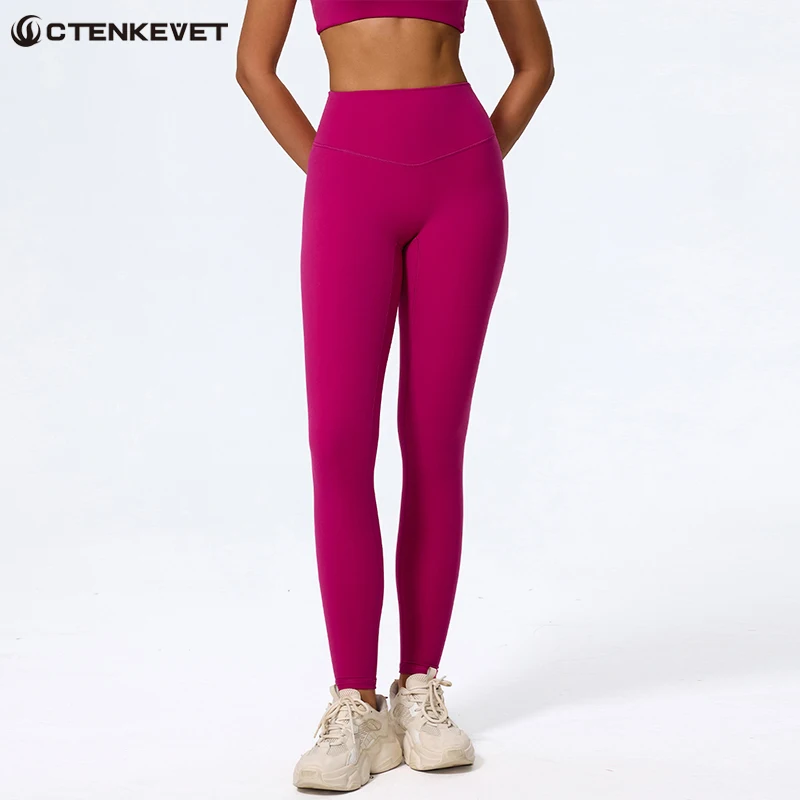 

Ctenkevet Women High Waist Quick-Dry sSports Pants Female Gym Pilates Soften Yoga Pants Women Running Breathable Legging