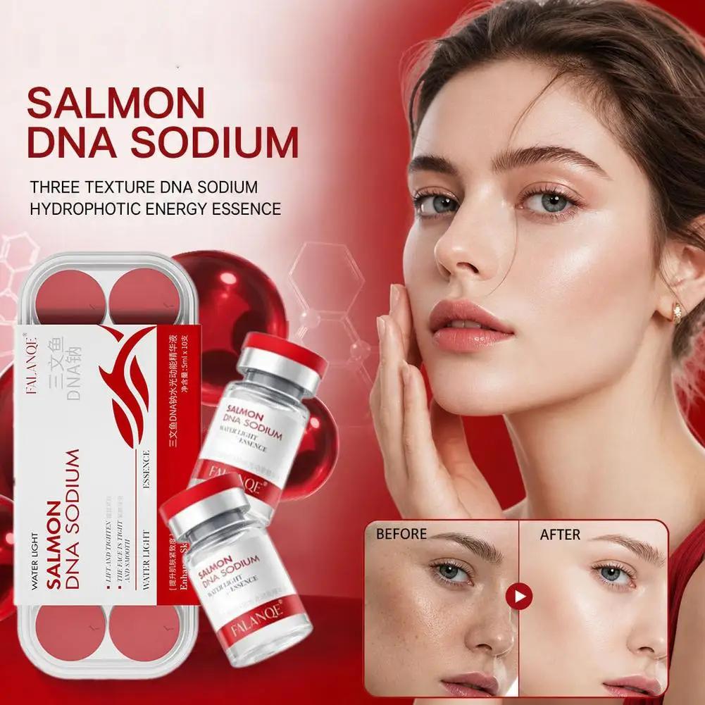 5ml*10pcs Sodium Water Light Kinetic Energy Essence Moisturizing And Moisturizing Ampoule Second Throwing Essence