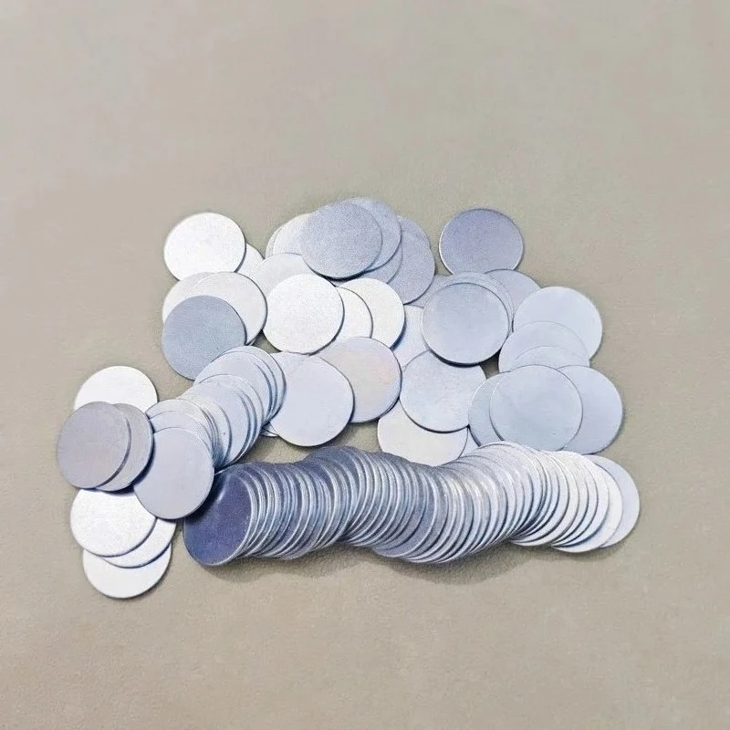 Feuille de fer ronde Ultra-fine, 100 pièces, plaque de fer circulaire, feuille de fer galvanisée, aimant antirouille, peut attirer 0.3mm 0.5mm 0.8mm 1mm