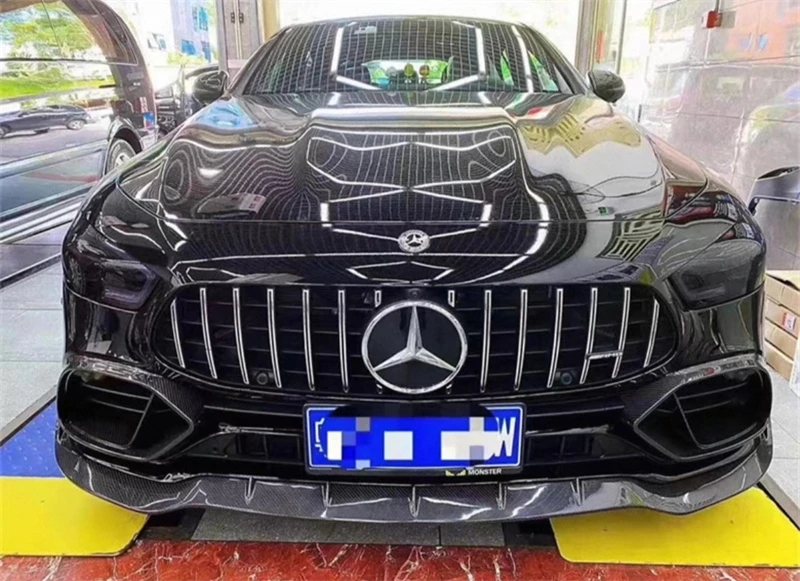 メルセデスベンツ AMG GT50 GT53 GT63 ReaI カーボンファイバーバンパーフロントリップリアリップサイドスカート尾翼風スポイラーキット
