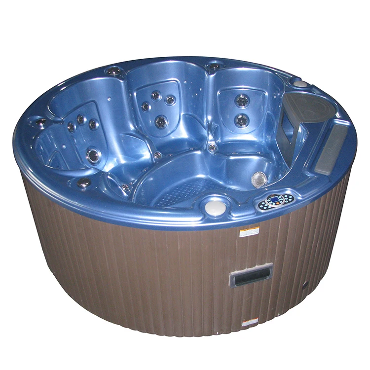 Hot sale Luxury Acrylic round spa hot tub for outdoor massage whirlpool bathtub swimming outdoor spa