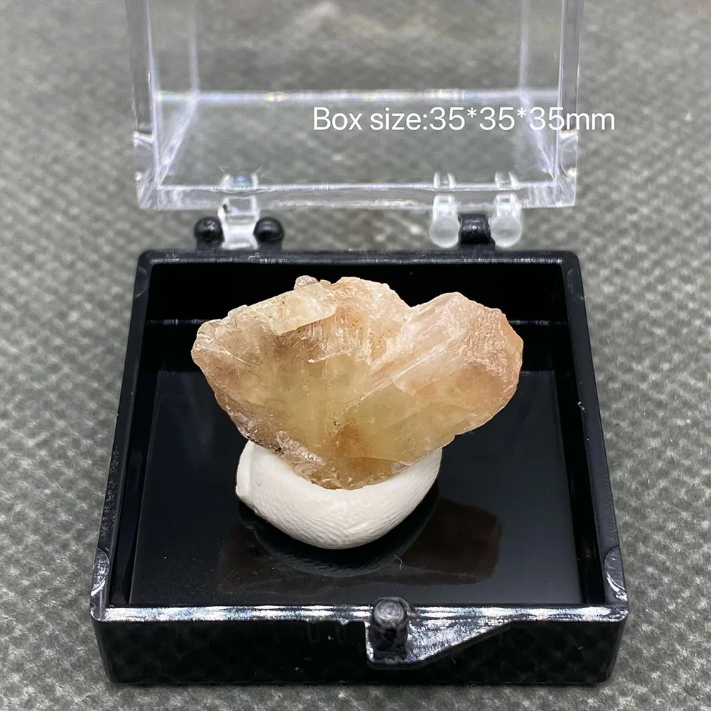 100% natural China Yunnan cerusite raw stone mineral specimen healing crystal collection +box size:3.5cm