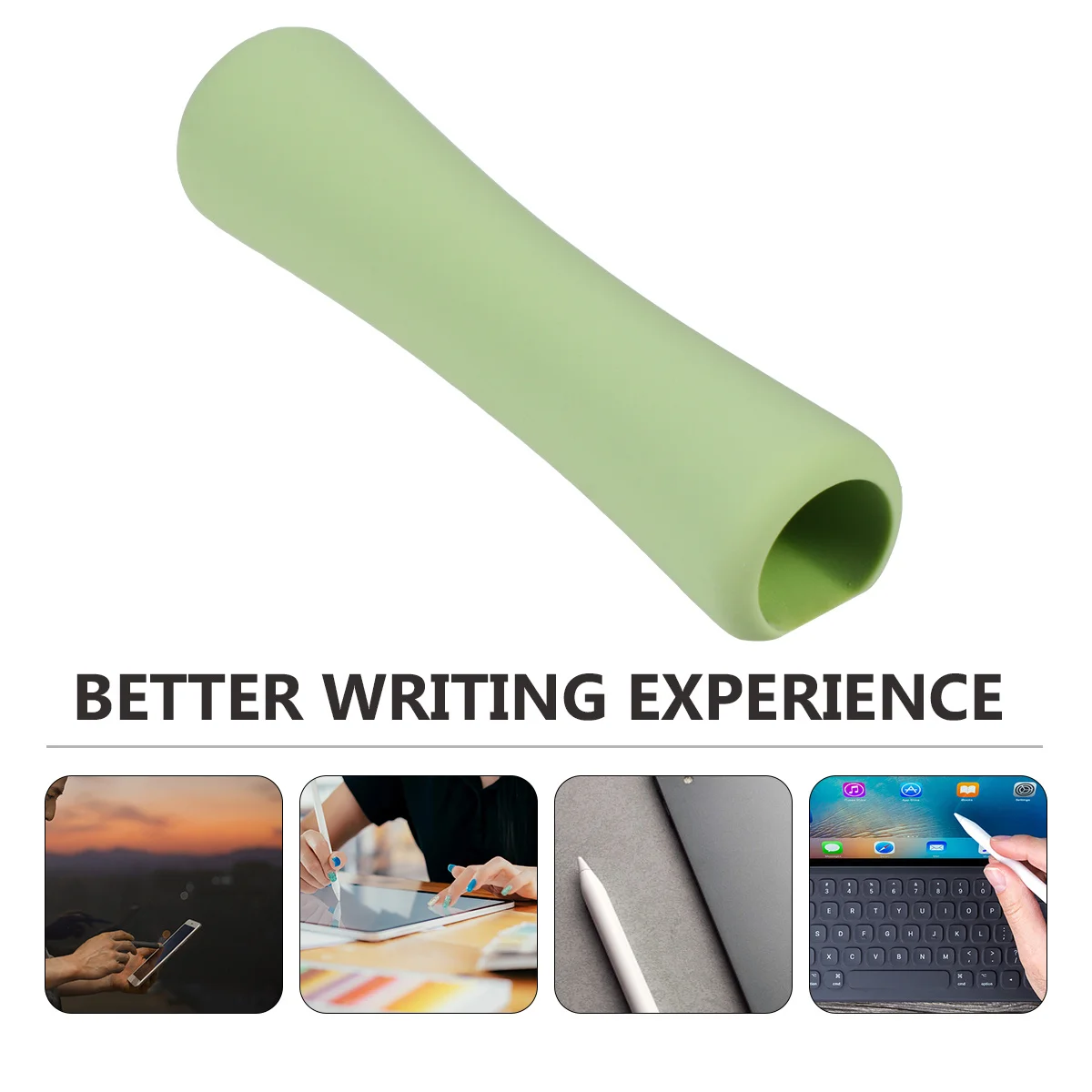 1 pièces Silicone Pencil2 manchon de protection porte-crayon confortable housse lavable manchon Anti-roulis crayon Compatible