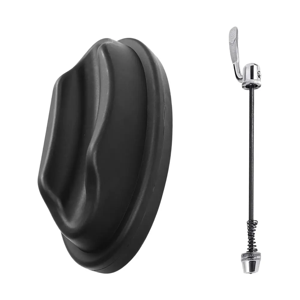 

2 pcs Front Wheel Fixing Pad Bike Riser Trainer Stable Non Slip Indoor Cycling Block Riding Platform Steel Plastic