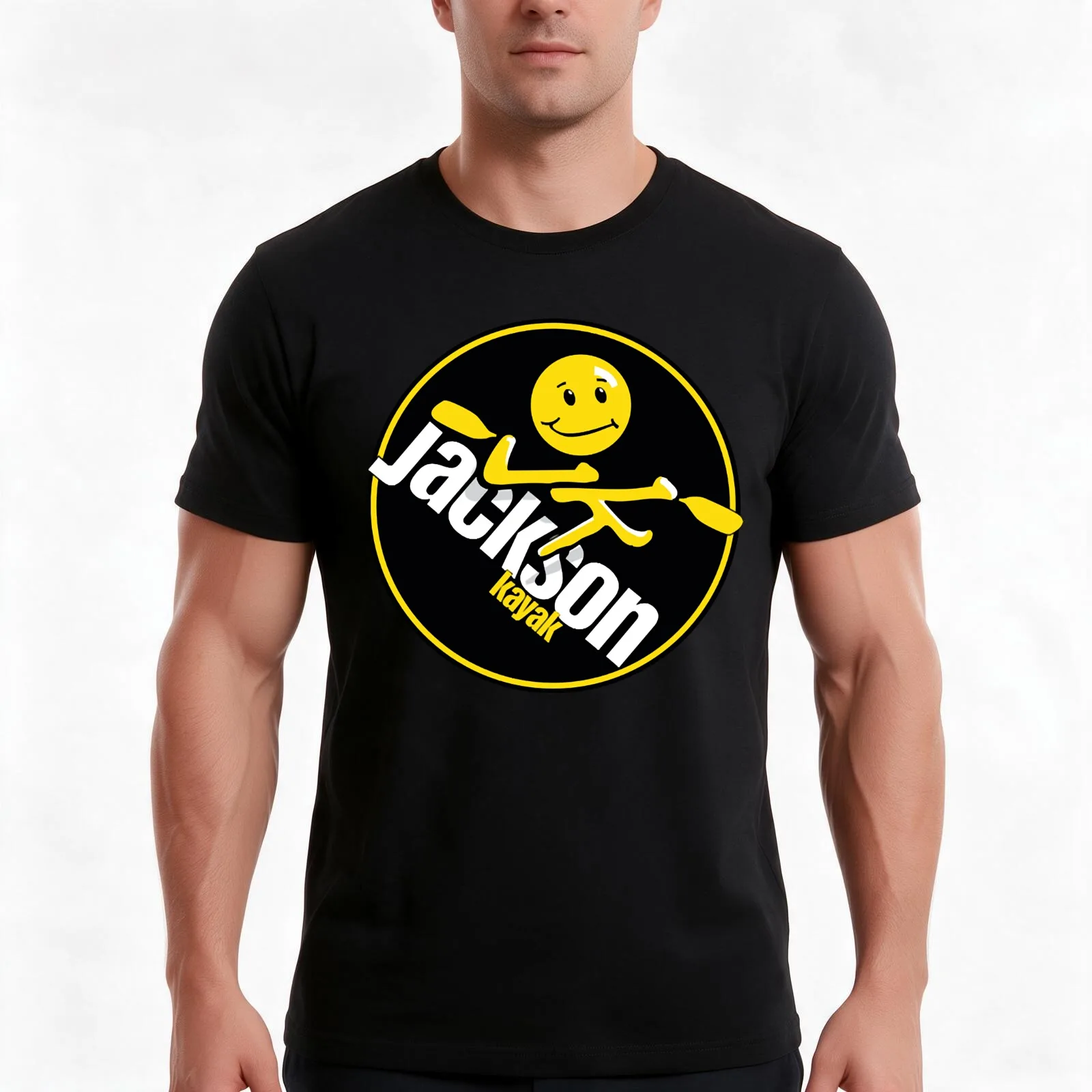 jackson kayak T-Shirt Summer Casual Cotton Tee Oversized Streetwear Tops Vintage Graphic Print Loose Fit Short Sleeve