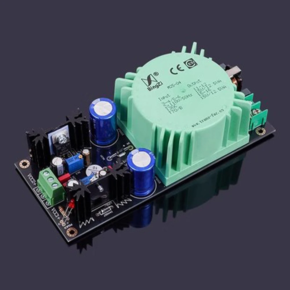 Dual LM317 Two Transformer Outputs Adjustable Voltage Regulator Board Mountable Talema Linear Power Supply EMI