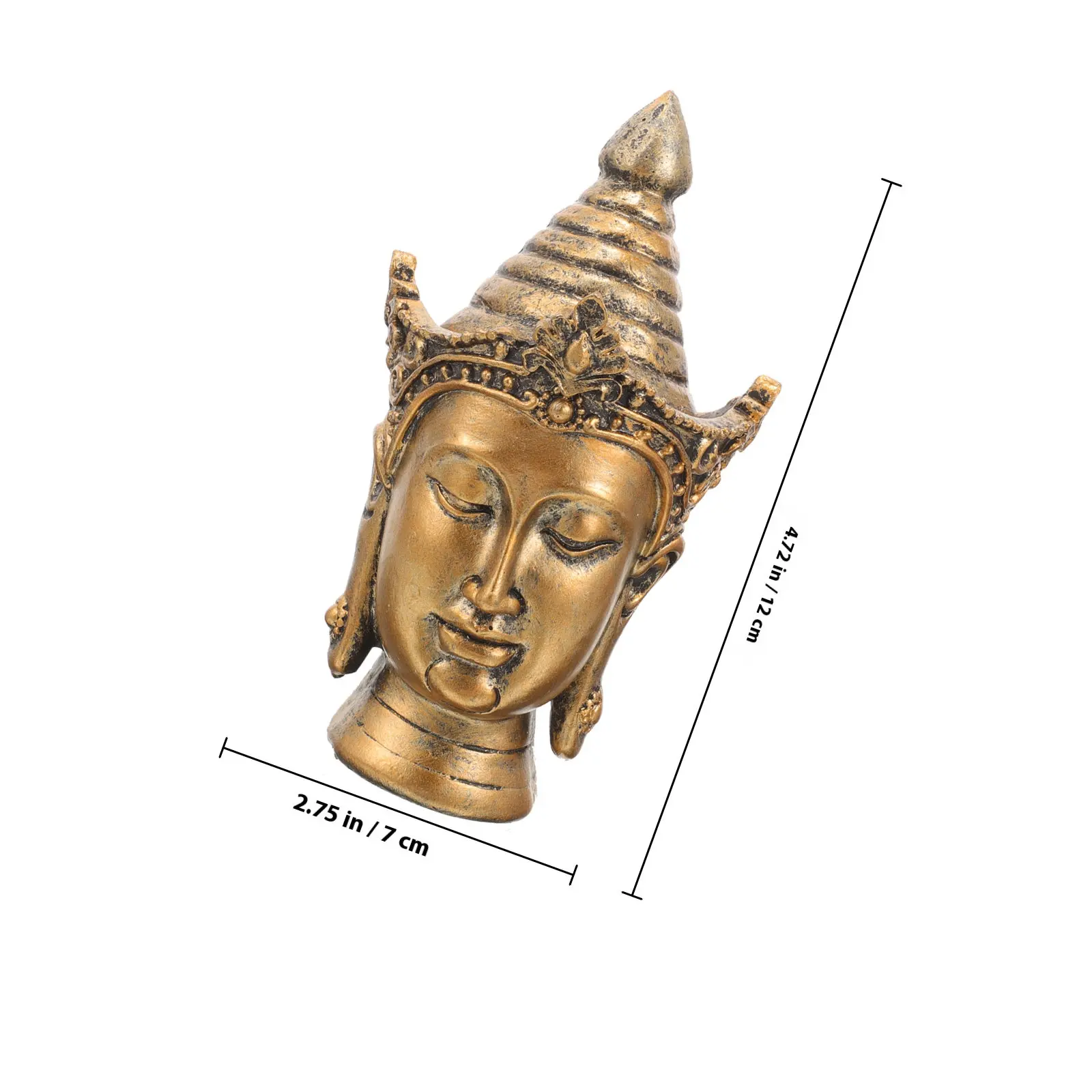 Buddha Head Small Zen Zen Decoration Decoration For Desk Shelf Office Buddha Decorations For Home Home Table Decor Crafts