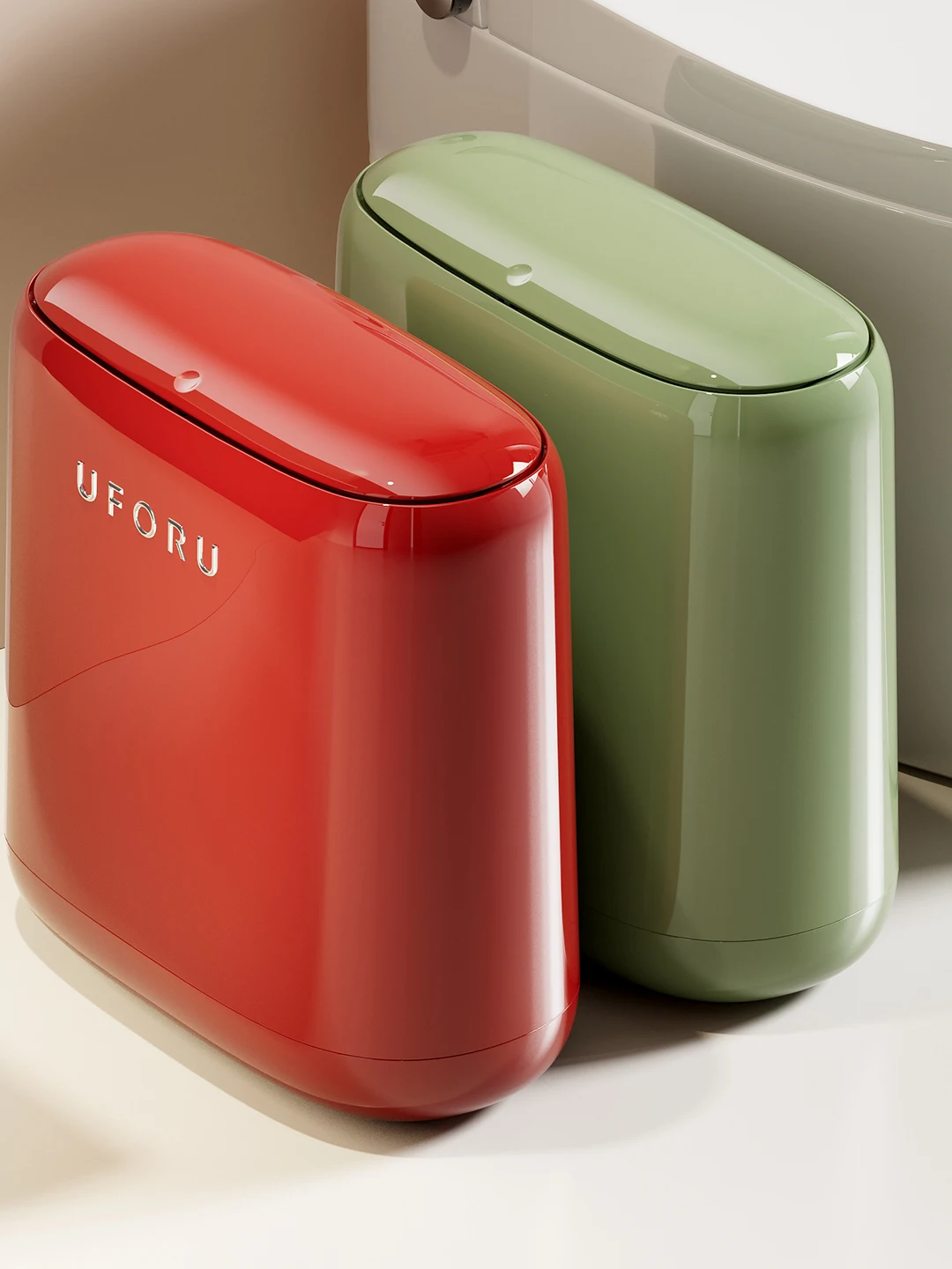 Large Capacity Bathroom Kitchen Living Room Bedroom Trash Can Press Type Narrow  Cover High Aesthetic Value Home Use