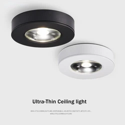 Ultra cienka lampa sufitowa Spot LED Downlight Led Spotlight 10W 7W 5W Lampa sufitowa do montażu powierzchniowego do domowej kuchni