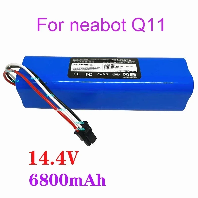 

For neabot robotic vacuum cleaner Q11 original rechargeable li-ion battery 14.4V 6800mAh