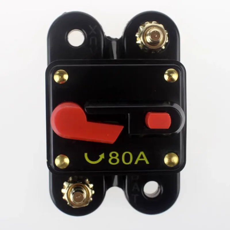 1PCS APS 50A 60A 80A 100A 150A 200A 250A 300A  Car Audio Inline Circuit Breaker Fuse for 12V Protection SKCB-01-200A