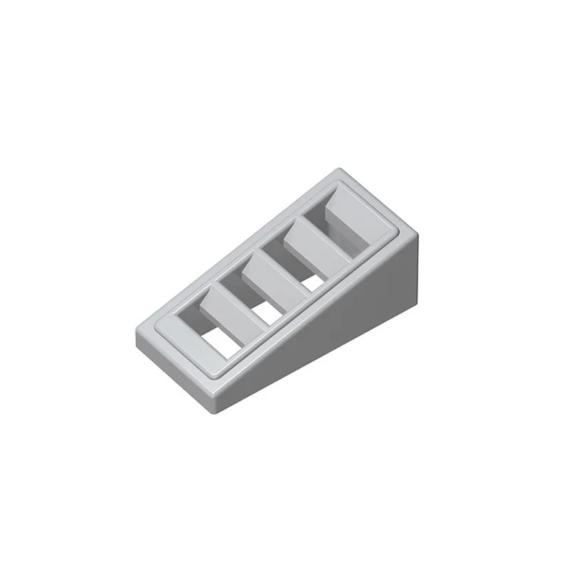 50 Stück 61409 18863 Slope 18 2x1x2/3 mit 4 Schlitzen Baustein-Spielzeug Kompatibel Lehrreich Kreativ Größe Geschenk DIY MOC – Detail 7