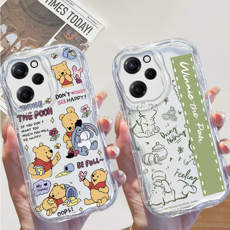 Disney Winnie the Pooh Cream Phone Case For OPPO Find X3 Reno 11 8 7 6 5 4 Pro Lite F Z T A5 9 15S 2018 2020 silicone Funda Soft