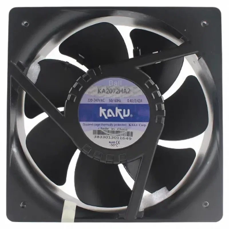 For New KAKU card KA2072HA2 HA3 220V 0.38A ball, all-magnesium alloy axial flow fan