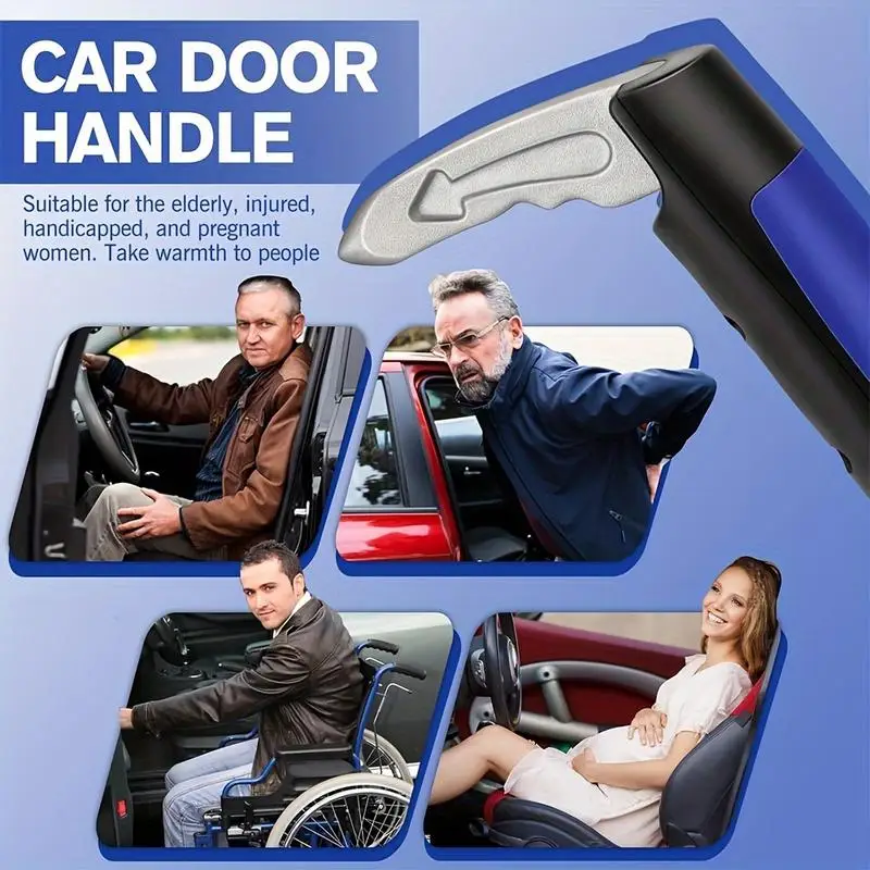 Ergonomic Car Door Handle Aid for Elderly Easy Entry Exit Portable Support Grip for Seniors Moms Dads Birthday Gift