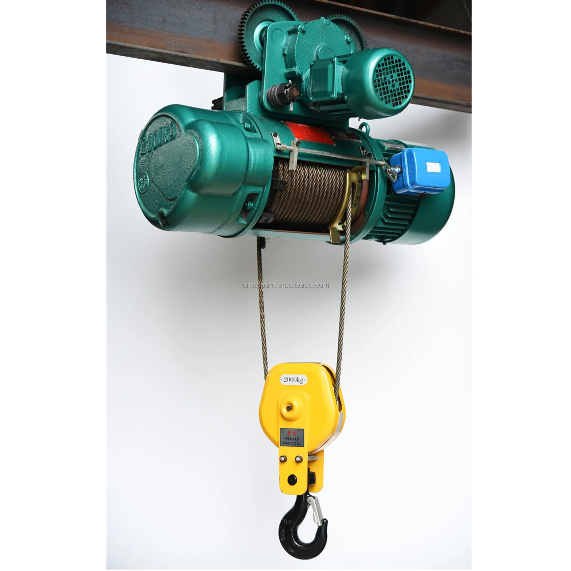 New 5-ton Heavy-duty Electric Hoist Military-grade Steel Wire Rope Remote Control IP55 Protection Rock-solid Stability Overload