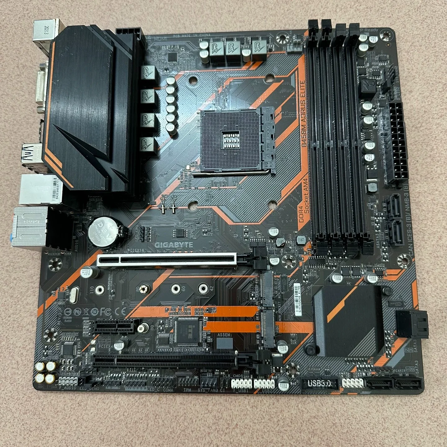 

Suitable For Gigabyte B450M AORUS ELITE Motherboard Socket AM4 DDR4 Micro ATX Mainboard 100% Tested OK Fully Work