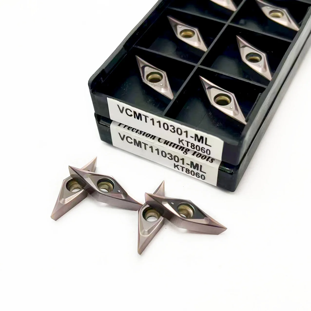 

Оригинальный VCMT 110301 КТ8060 VCMT 110302 Лезвия из сплава VCMT 110304 KT8060 Токарные станки с ЧПУ Токарные вставки Жесткие для нержавеющей стали