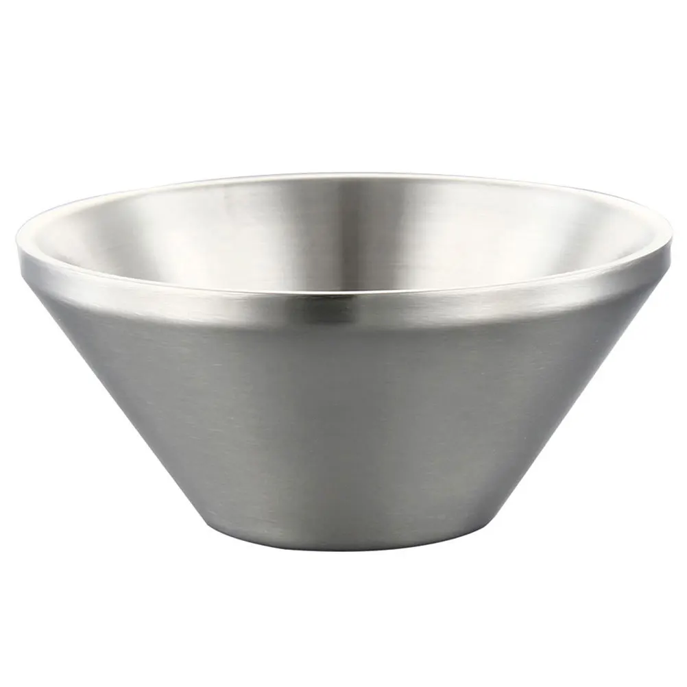 

Stainless Steel Ice Cream Bowl Dessert Serving Bowl for Salad Fruit Cold Noodles Soup Mixing Multi-Function Metal Kitchen