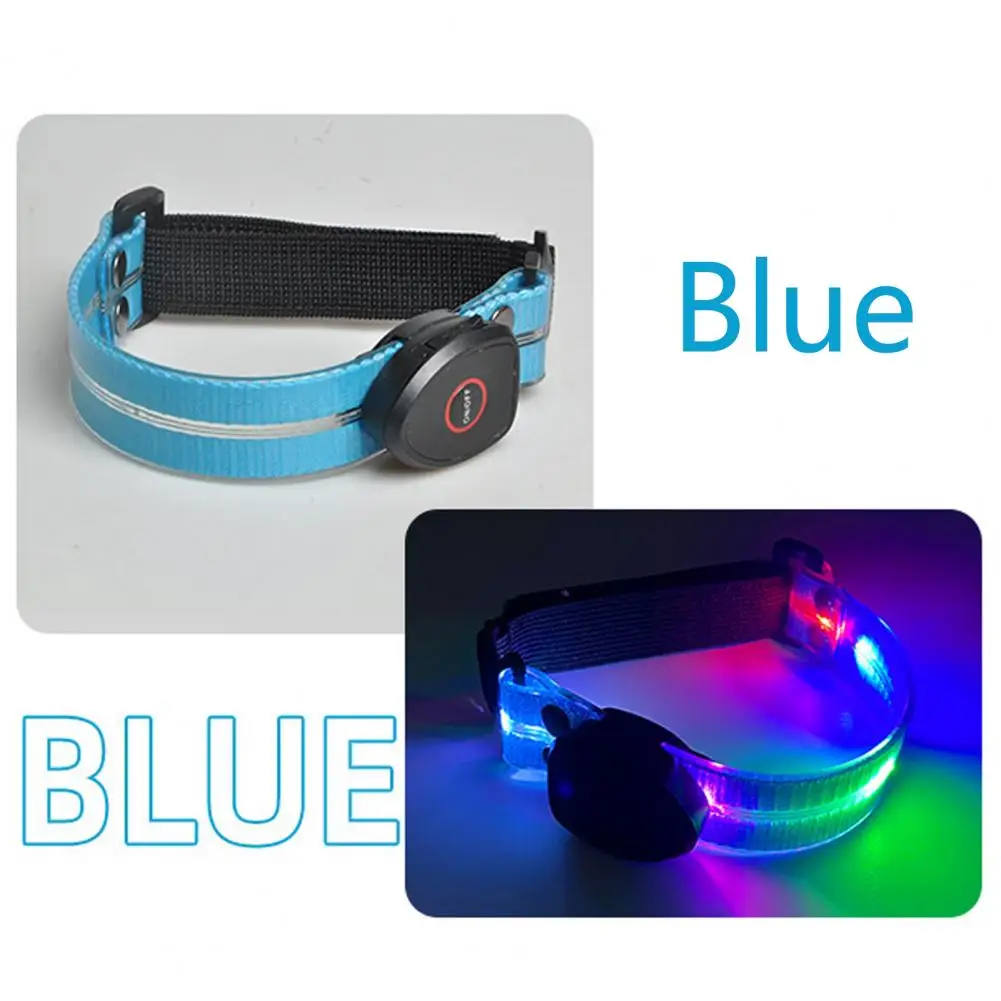 

LED Armband 1 Set Convenient USB Charging Button Control Luminous Light Band Game Prop Cycling Supply