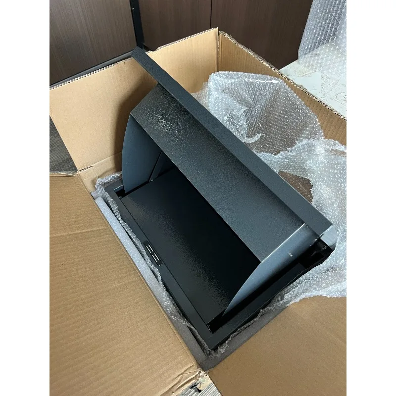 Dark Gray Waterproof Parcel Mailbox Large Houseuse Doorway Parcel Receiving Locker Keyless Anti-theft Security Metal Parcel Box