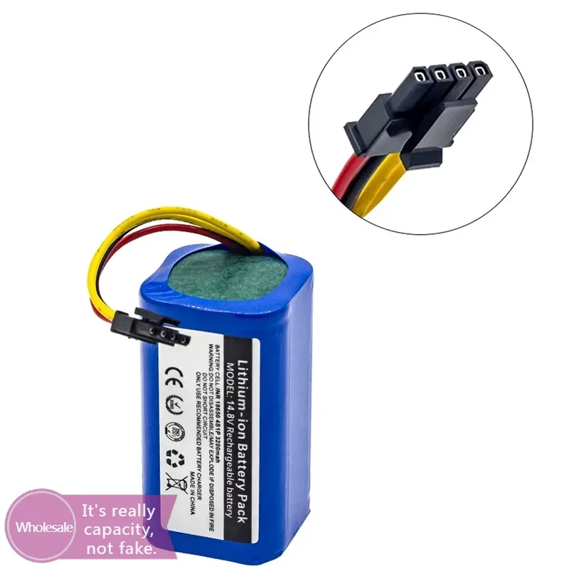 Robot Vacuum Cleaner Battery for LIFERO RX9 360 S5 S7pro T90 Proscenic KAKA760 P1S P2 14.8V 3200mAh Li-ion Replacement Battery