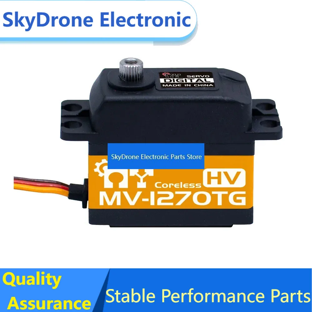 SkyDElMY Servo MV-1270TG 7.4V 35KG Titanium Gears Coreless Standard Digital Servo Savox 1270TG For Helicopter Rc Tools