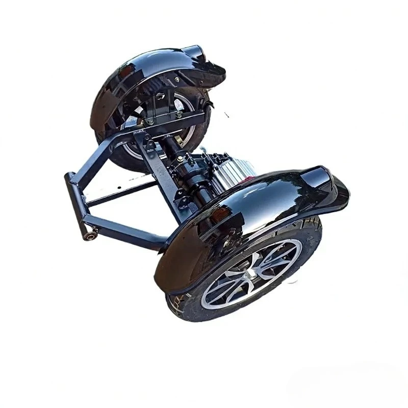 Rear axle assembly of two-wheel electric vehicle modified three-wheel full set of accessories