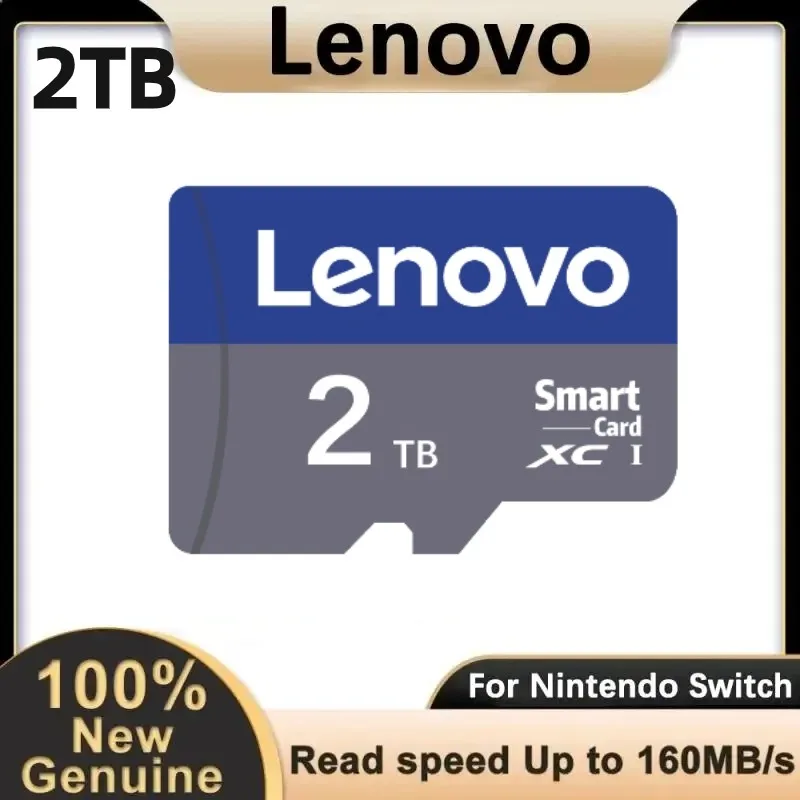 Lenovo 1TB 2TB Micro TF SD Card 512GB Memory Card 256GB V30 TF Card High Speed A2 Class10 Card For PC Mobile Phone Free Delivery