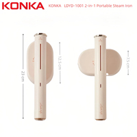 KONKA  LDYD-1001 Steam Iron 1200W with Adjustable 90° Rotating Aluminum Panel Dry/Wet Ironing Fast Heating Portable Home Trave