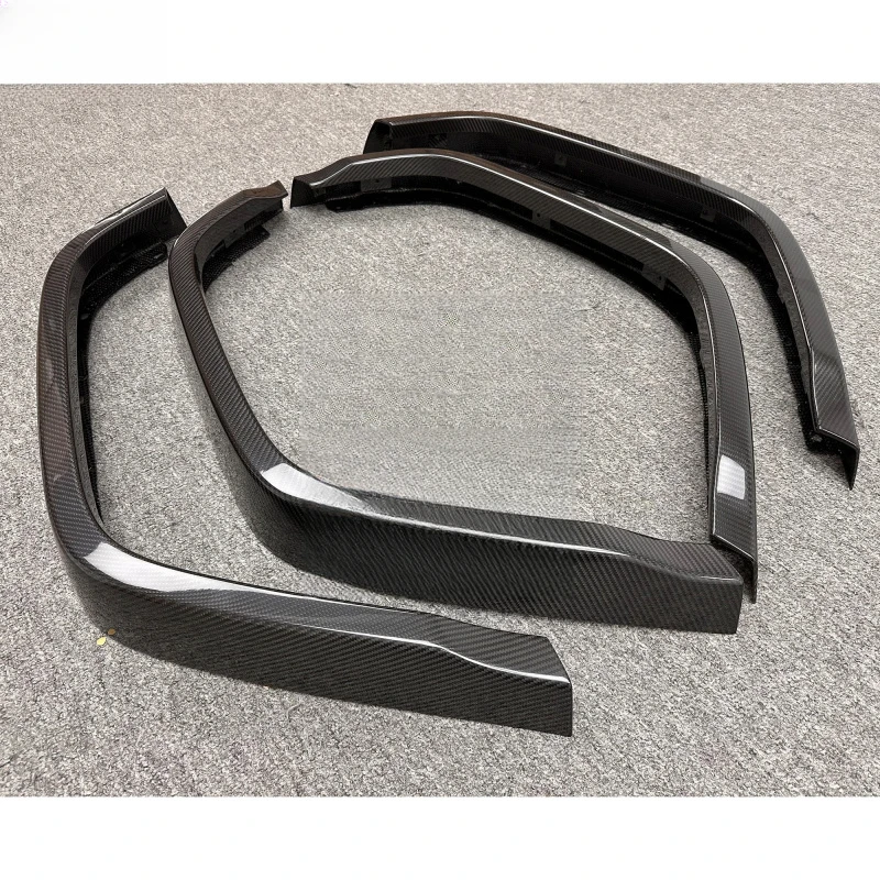 Reliable Dry Carbon Fiber Flares Wheel Eyebrow Arches Fit W464 2019-2024 Auto Exterior Modification Accessories