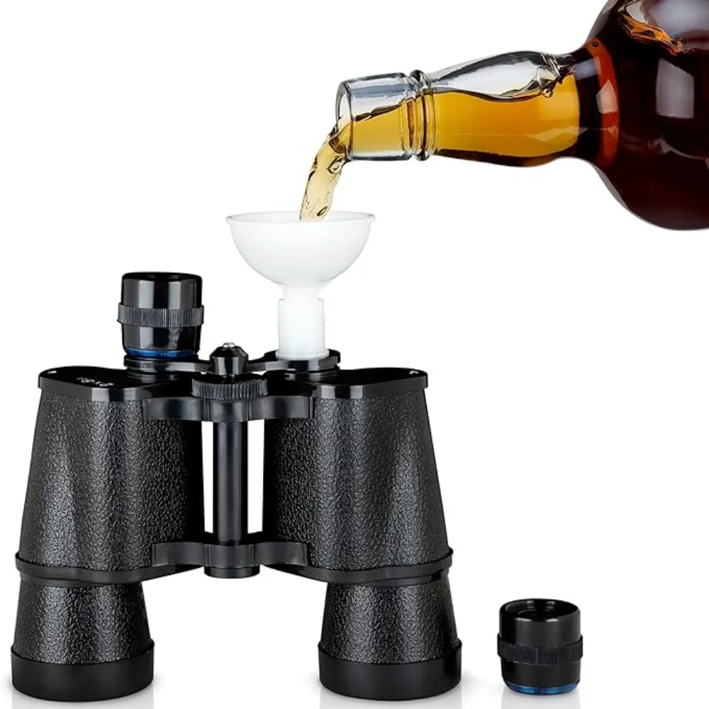 Sneaky Binocular Telescope Hip Flask Hidden Alcohol Whisky Flask Outdoor Travel Water Bottle Barware Accessory