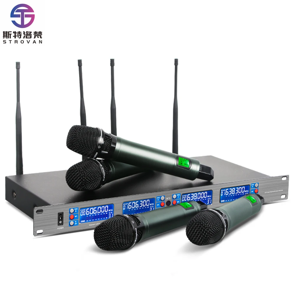 

DR2800 Professional Cardioid Dynamic Handheld UHF Wireless Microphone for Teaching Karaoke