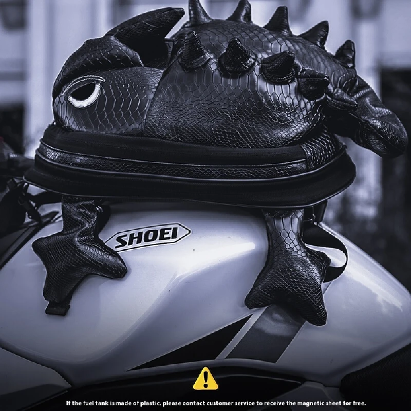 Motorfiets Staart Tas Vrouwelijke Rijhelm Rugzak Motorfiets Brandstoftank Tas Ridder Rugzak Mannelijke Hagedis Rugzak Achterbank Ba