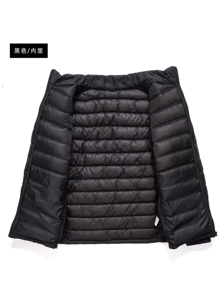 Inverno novo masculino casual ultra leve engrossado seda algodão jaqueta gola com capuz casaco quente solto ajuste casual wear outerwear