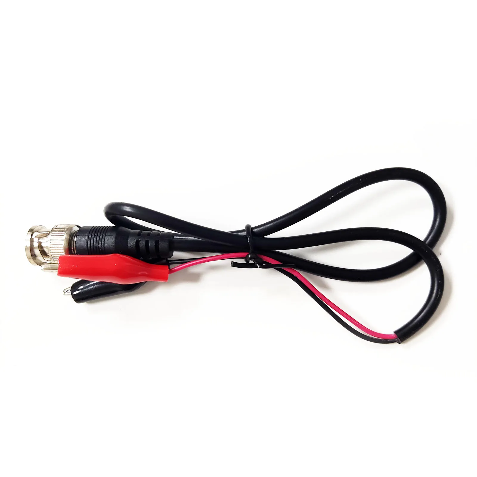 

1pcs 100cm BNC Q9 to Dual Alligator Clip Oscilloscope Test Probe Leads Cables Connector Dual Tester Tools for Electrical Working