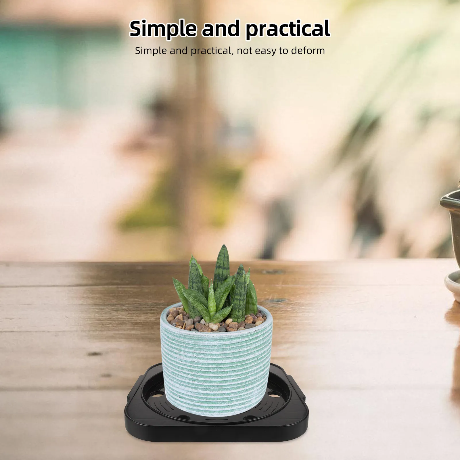 Wheeled Propane Tank Base Holder Sturdy White Plastic Gas Cylinder Stand for Indoor Outdoor Use Movable Planter Stand Propane