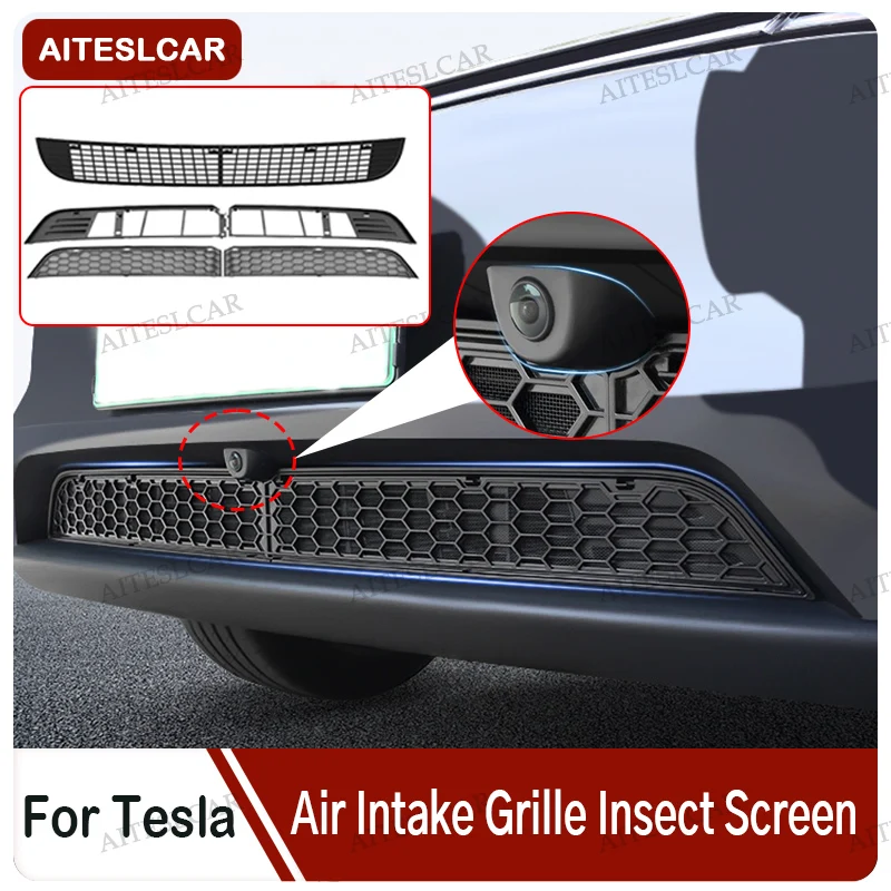 Inner Vent Grille Lower Bumper Anti Insect Net Air Inlet Anti Dust Proof Cover For Tesla Model YL Y L / Y Launch Juniper  2026