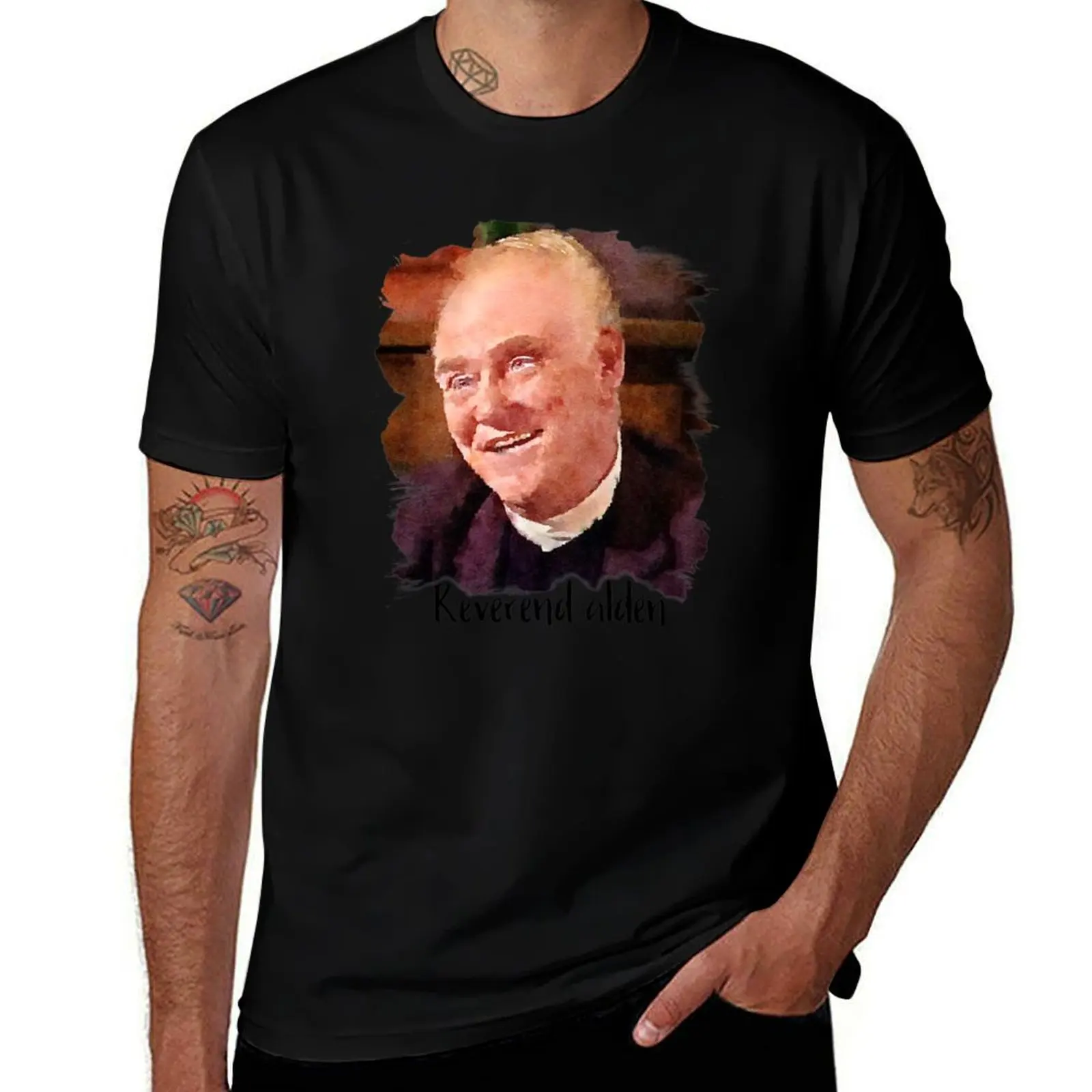 Little House on the Prairie Reverend Alden T-Shirt Running Performance Short Sleeve Tee
