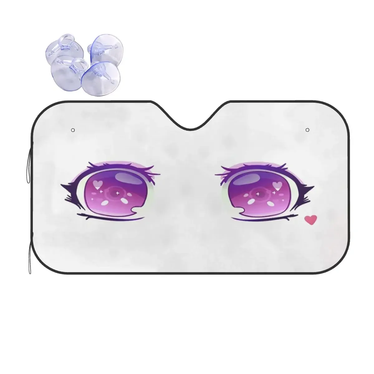 

Purple Eyes Windshield Sunsha Cartoon Novelty Cover Front Block Window 70x130cm Sunsha Visor Car-covers